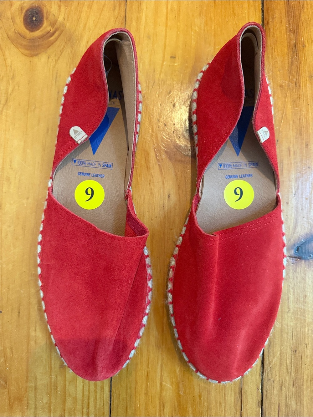 Red Suede Espadrille